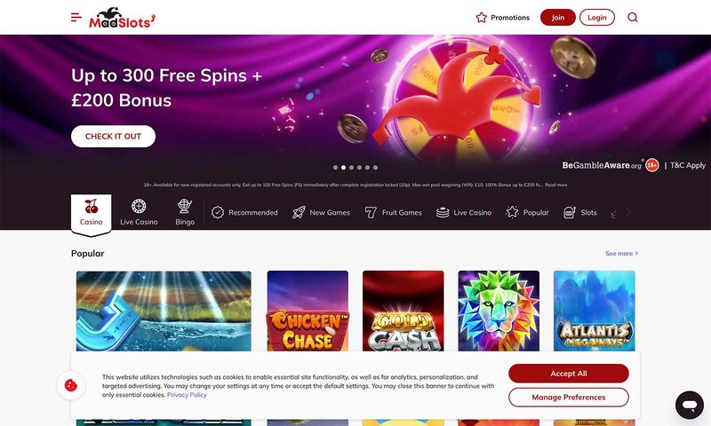 Experience the Thrill of MadSlots Casino in the UK with Real Money Games, madslots sign in